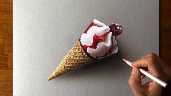 Drawing Versus Reality: Ice Cream, so Beautiful It Can’t Be True!