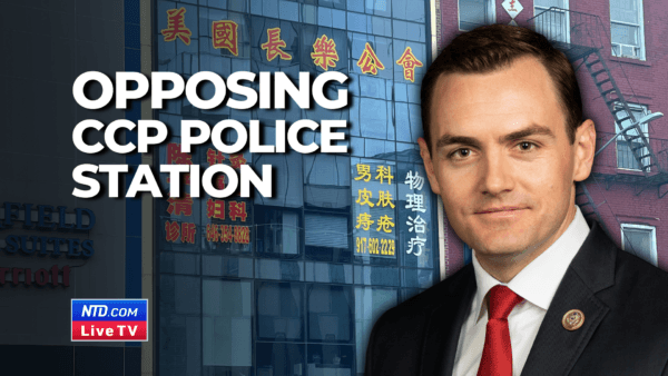 Rep. Mike Gallagher Leads Rally Against CCP ‘Police Station’ in New York City’s Chinatown