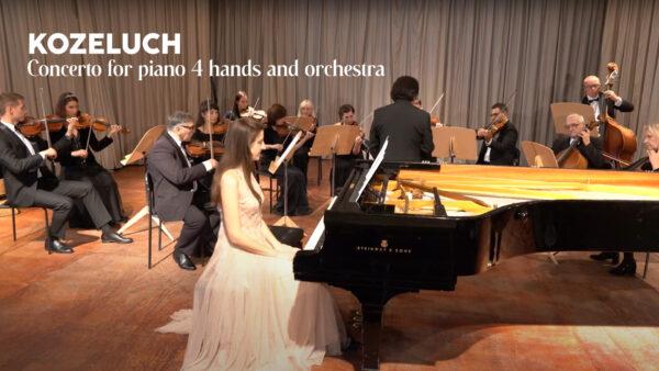 Kozeluch: Concerto for Piano 4 Hands and Orchestra | Duo Petrof