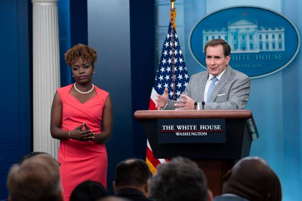 LIVE 1:15 PM ET: White House Holds Briefing, Joined by John Kirby