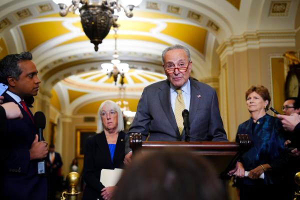 Senate Democrat, Republican Leaders Hold Weekly Press Conference After House Speaker Ousted