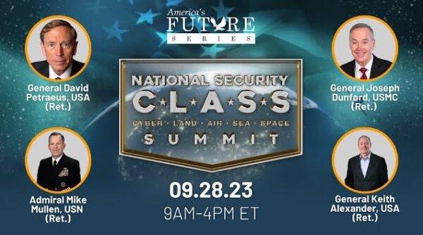 LIVE NOW: America’s Future Series Holds National Security CLASS Summit & Megellas Awards
