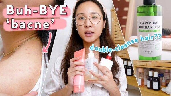 Shower With Me: Hair, Scalp, Body Acne & Nighttime Routine