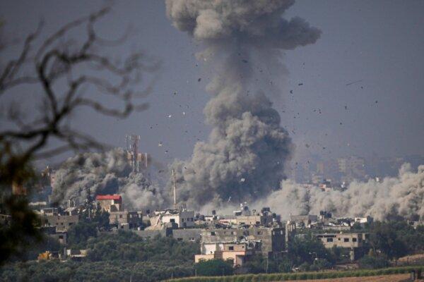 Live View of Gaza Skyline as Airstrikes Continue (Oct. 26 Part 1)