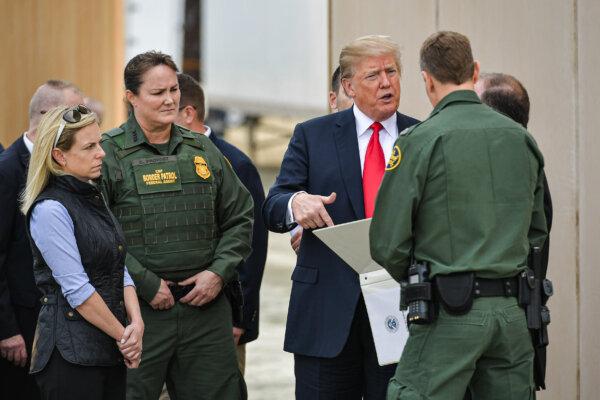 Trump Visits Southern Border at Eagle Pass, Texas