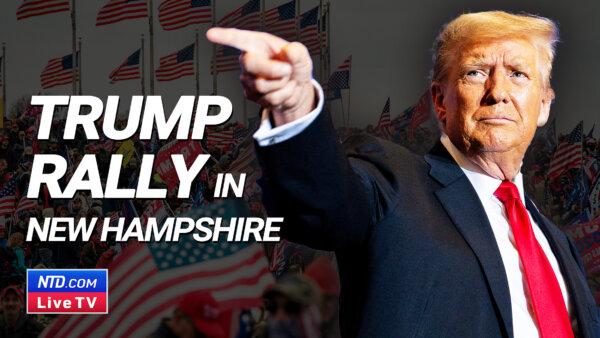 Trump Holds Rally in Portsmouth, New Hampshire
