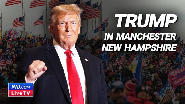 Trump Speaks at MAGA Rally in Manchester, New Hampshire