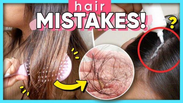 Everyday Hair Mistakes We Make Leading to Hair Loss, Dandruff & Split Ends