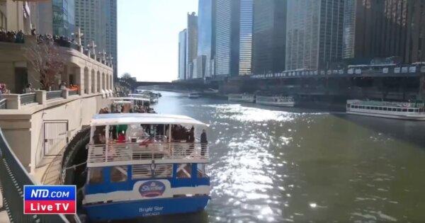 Chicago Dyes River Green for St. Patrick’s Day
