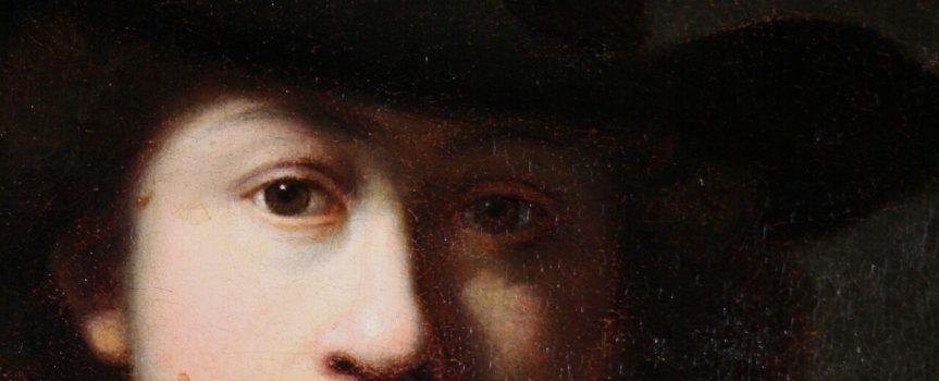 A peek at possibly the youngest self-portrait of Rembrandt. (Courtesy of Anna Catellani)