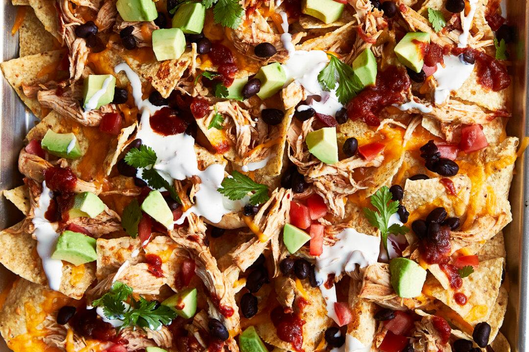 Cilantro Lime Chicken Nachos