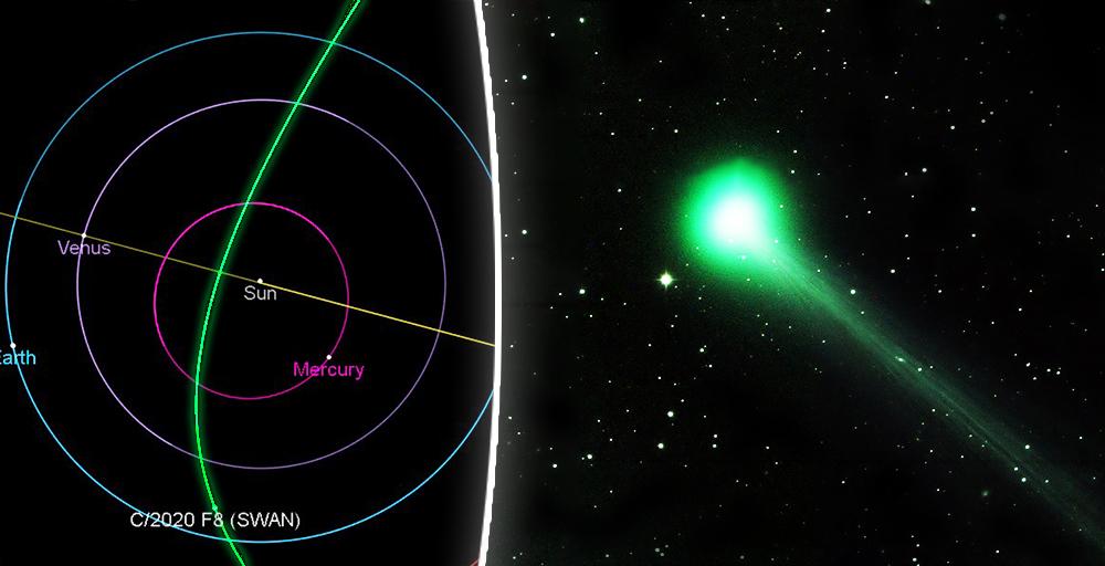 Once-in-a-Lifetime: Green-Tinged Comet With 10 Million-Mile-Long Tail May Become Visible to the Naked Eye