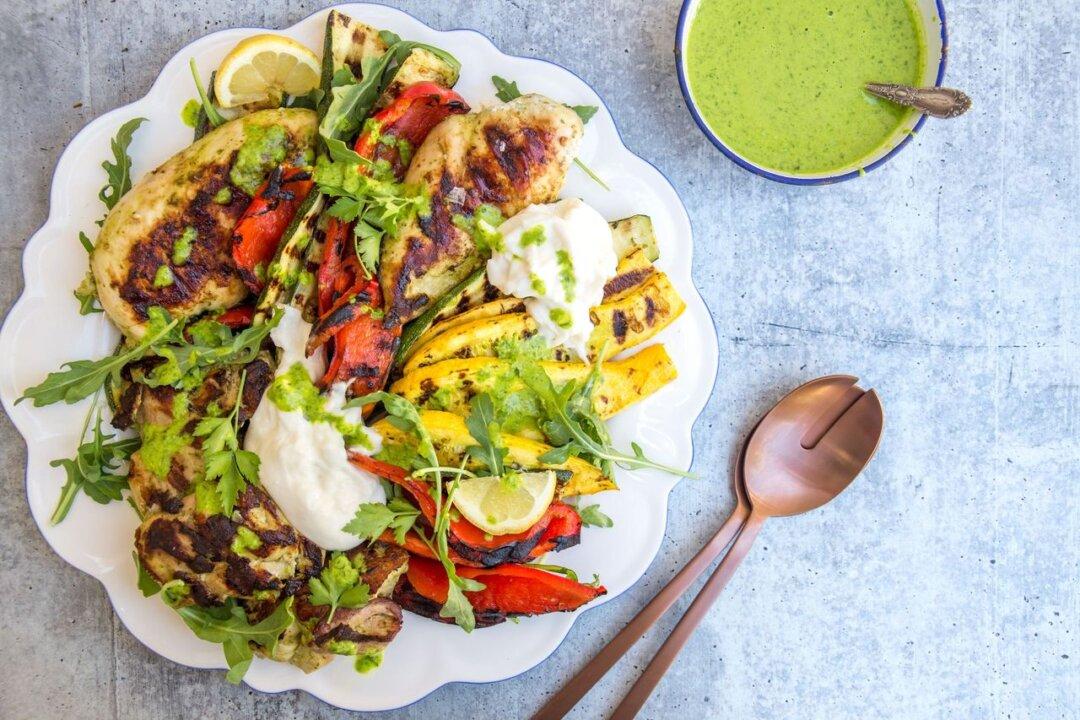 Make This Grilled Chicken and Veggie Platter Your Go-To Summer Dish