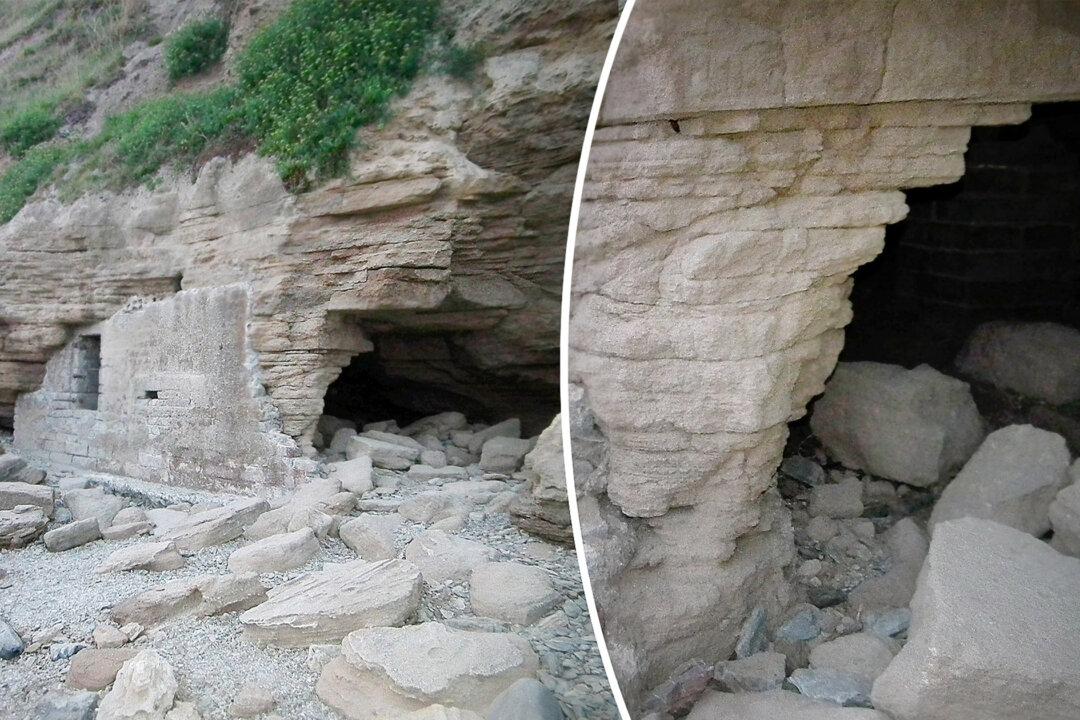 Archaeologist Discovers Previously Unrecorded WWII Bunker at Base of Cliffs at Saunton Sands in UK