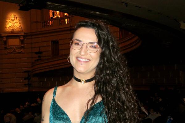 Tanya Rebeca at Shen Yun Performing Arts at San Francisco’s War Memorial Opera House, on Jan. 9, 2022. (Michelle Yang/The Epoch Times)