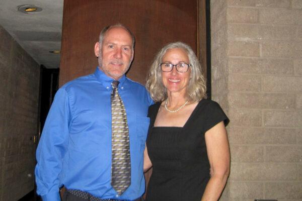 Nate and Janice Gardner at the Shen Yun Performing Arts performance at the Tucson Music Hall, on Feb. 26, 2022. (Jane Yang/The Epoch Times)