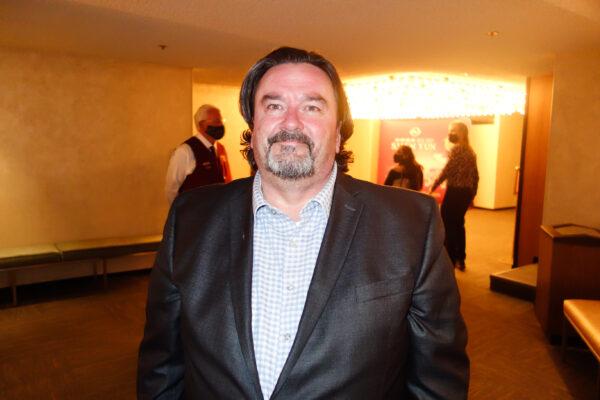 Joshua Fleming at the March 18 performance of Shen Yun in Reno. (Gary Wang/The Epoch Times)