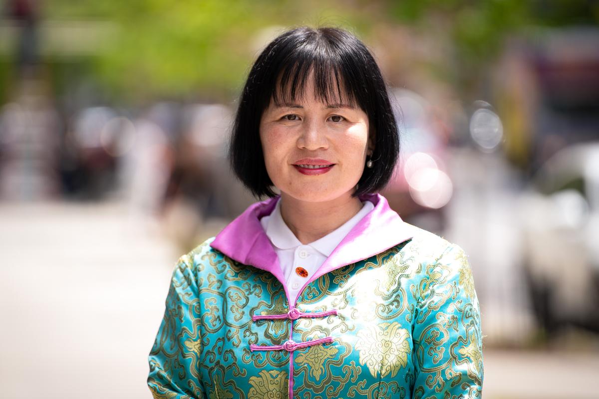 Zhao Jing in Manhattan, New York, on May 13, 2022. (Samira Bouaou/The Epoch Times)