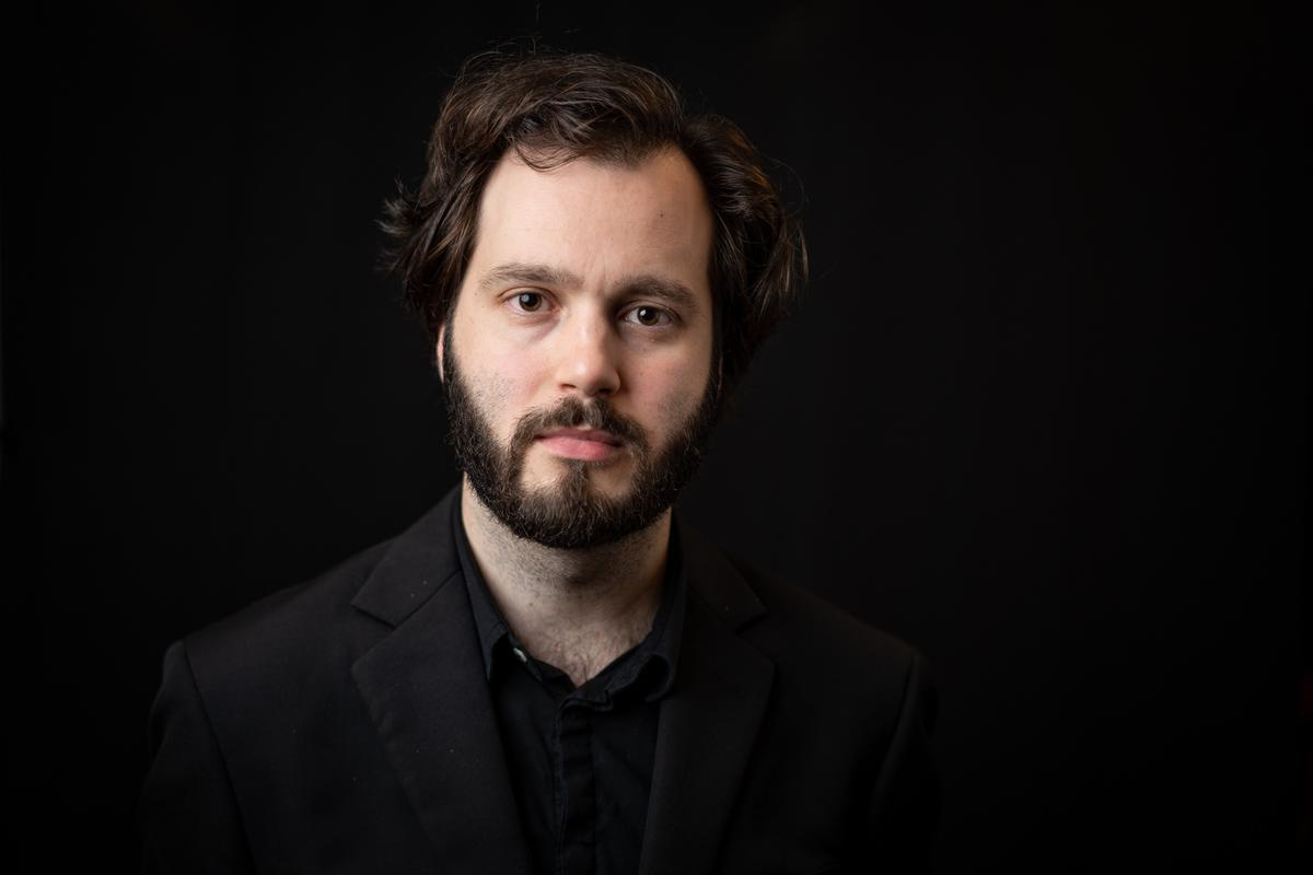 Antonii Baryshevskyi from Ukraine after competing at the finals of the 6th NTD International Piano Competition at the Kaufman Music Center in New York City on Nov. 1, 2022. (Samira Bouaou/The Epoch Times)