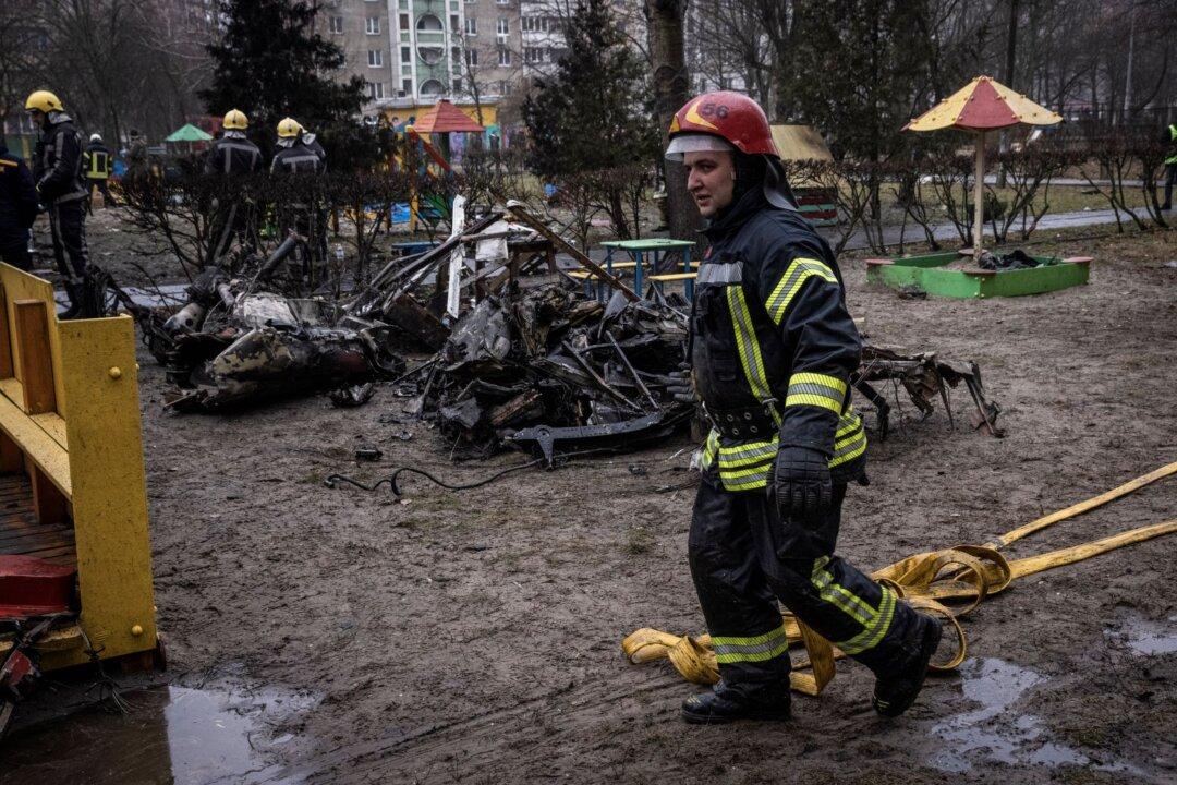 Ukrainian Interior Minister, Deputy Killed in Helicopter Crash Outside Kyiv