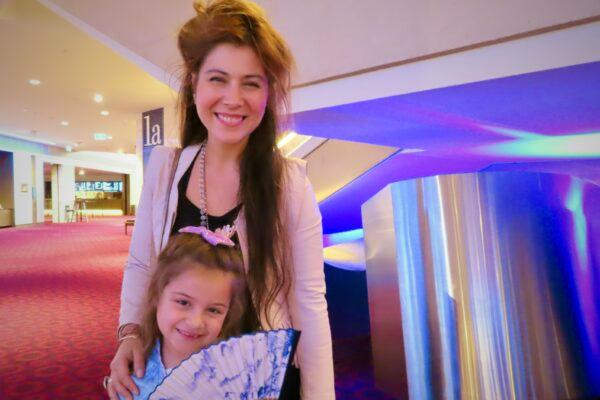 Loretta di Palma, violinist, attends Shen Yun Performing Arts at the Festival Centre in Adelaide, Australia, on April 8, 2023. (Rachel Qu/The Epoch Times)