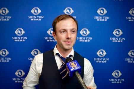 Ludovic Bonnafous enjoyed Shen Yun in Montpellier on April 21, 2023. (NTD)