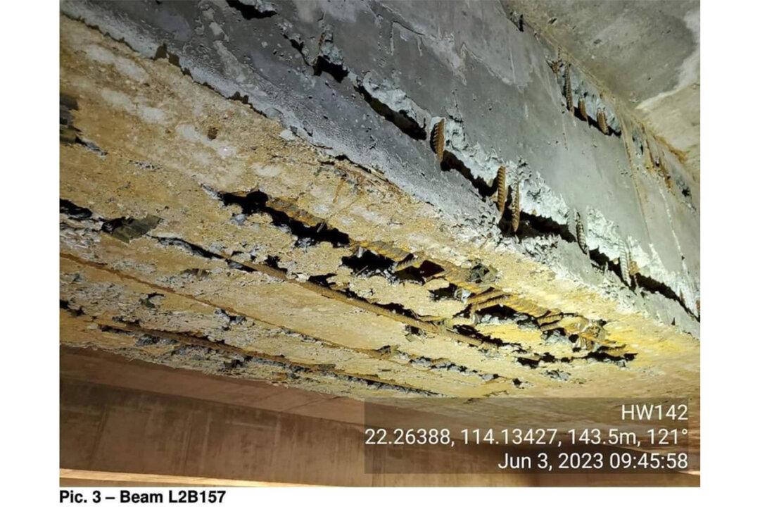 Hong Kong University Construction Site Reveals Faulty Concrete Columns and Beams