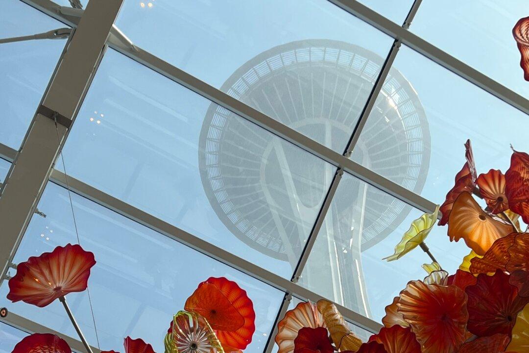 The Chihuly Garden and Glass Museum in Seattle, Washington
