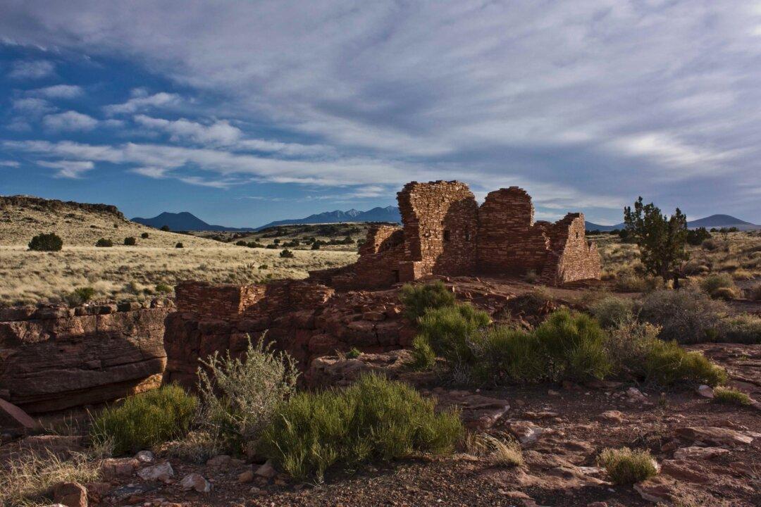 Above the Painted Desert in Arizona: Wupatki National Monument