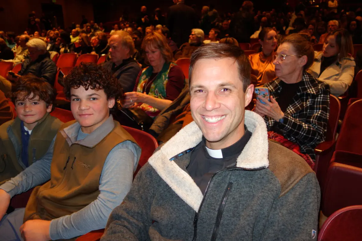 Chris Cambre enjoyed Shen Yun's evening performance at the Heymann Performing Arts Center on Jan. 17, 2024. (Lily Yu/The Epoch Times)