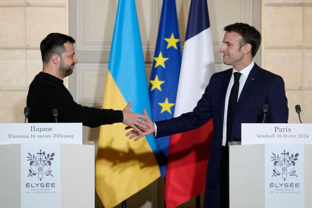 French President Macron Floats Notion of Sending European Troops to Ukraine