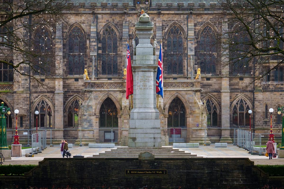3 Teenagers Sentenced for Criminal Damage to Rochdale Cenotaph