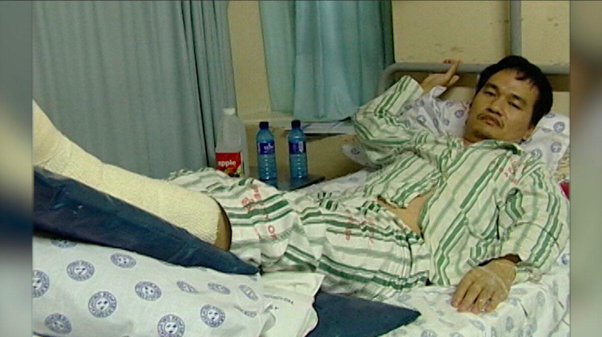 Australian-based dissident David Liang was shot multiple times by a suspected hit squad. (Falun Dafa Information Center)