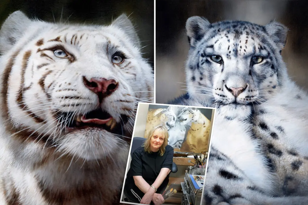 Wildlife Artist Paints Tigers, Snow Leopards, and Other Big Cats in Amazing Detail—Here’s How