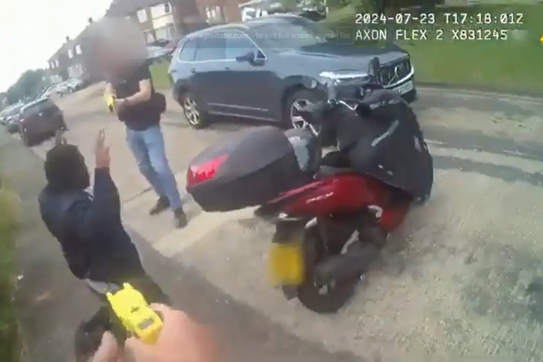 Footage Shows Moment Man Was Arrested Over Attack on Army Officer