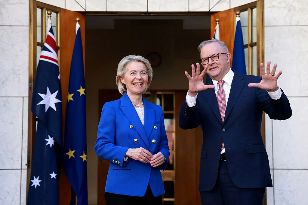 Australia, European Union Sign New Free Trade and Defence Deal